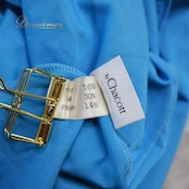 社交ダンス 衣装 スカート ブルー系 チャコットロイヤルダンス Chacott ROYAL DANCE 水色 無地 シンプル レッスン 練習 ストレッチ 伸縮 明るい 爽やか 青 ダンス衣装 上品 光沢 高級感 パーティー