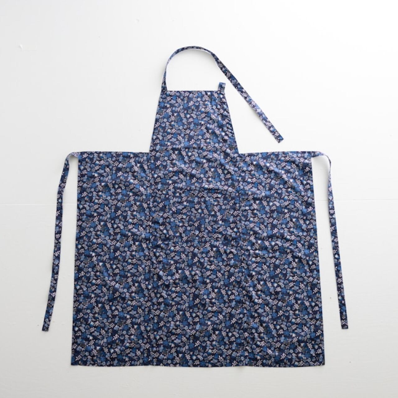 SQUARE APRON / LIBERTY Edinum (navy) | エプロン商会