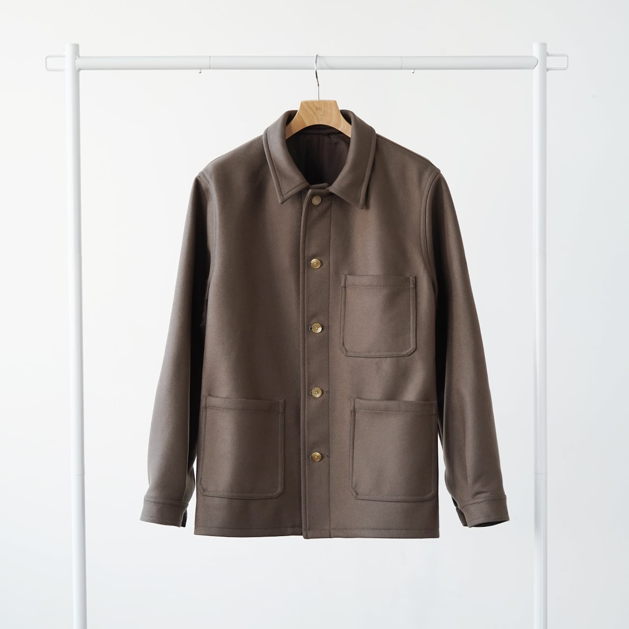 残りXLのみ】羽織るたび、品と好印象が宿る「尾州ウール メルトン