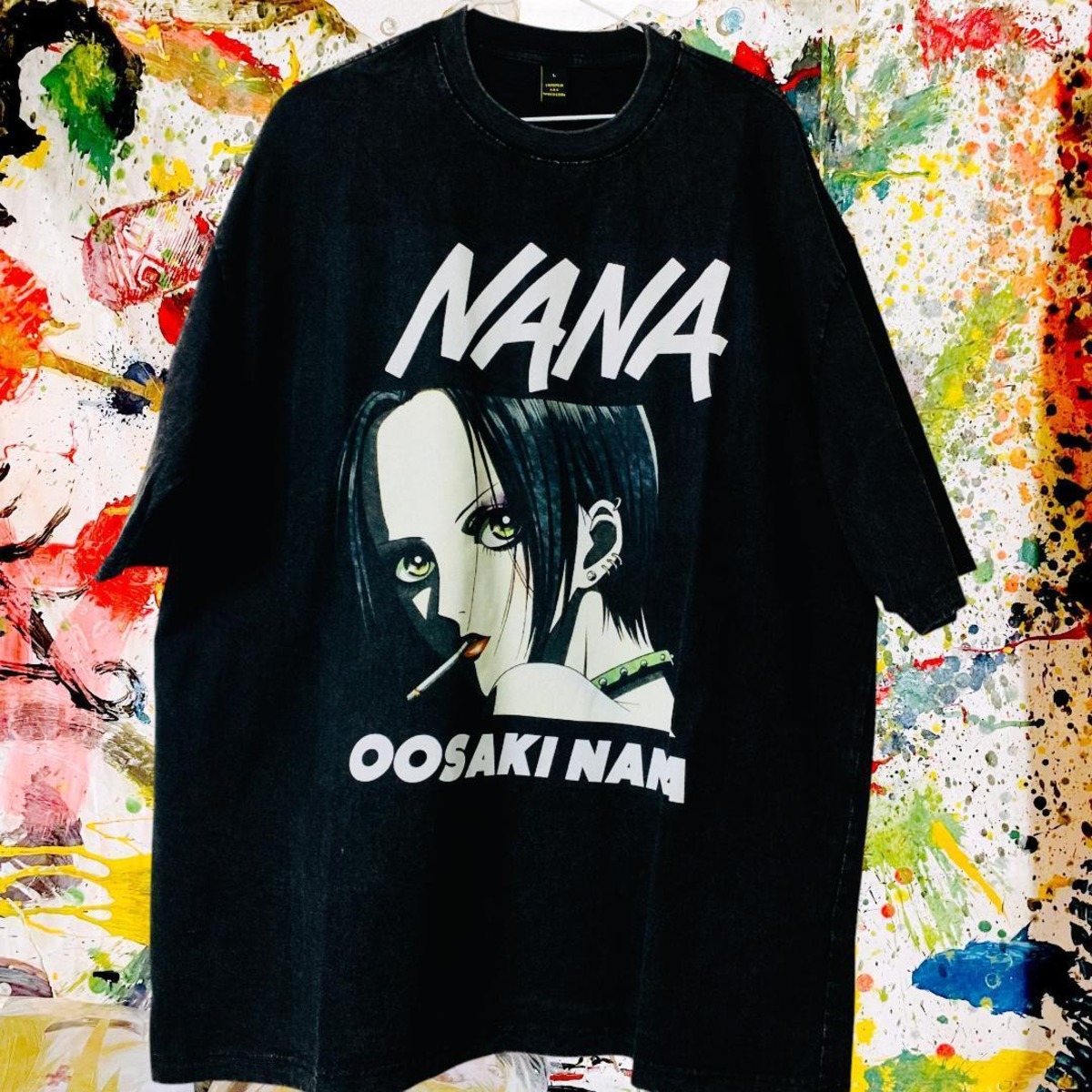 NANA 漫画 リプリント Tシャツ 半袖 メンズ 新品 個性的 大崎ナナ 小松奈々 BLAST ブラックストーンズ トラネス 本城蓮 寺島 ...