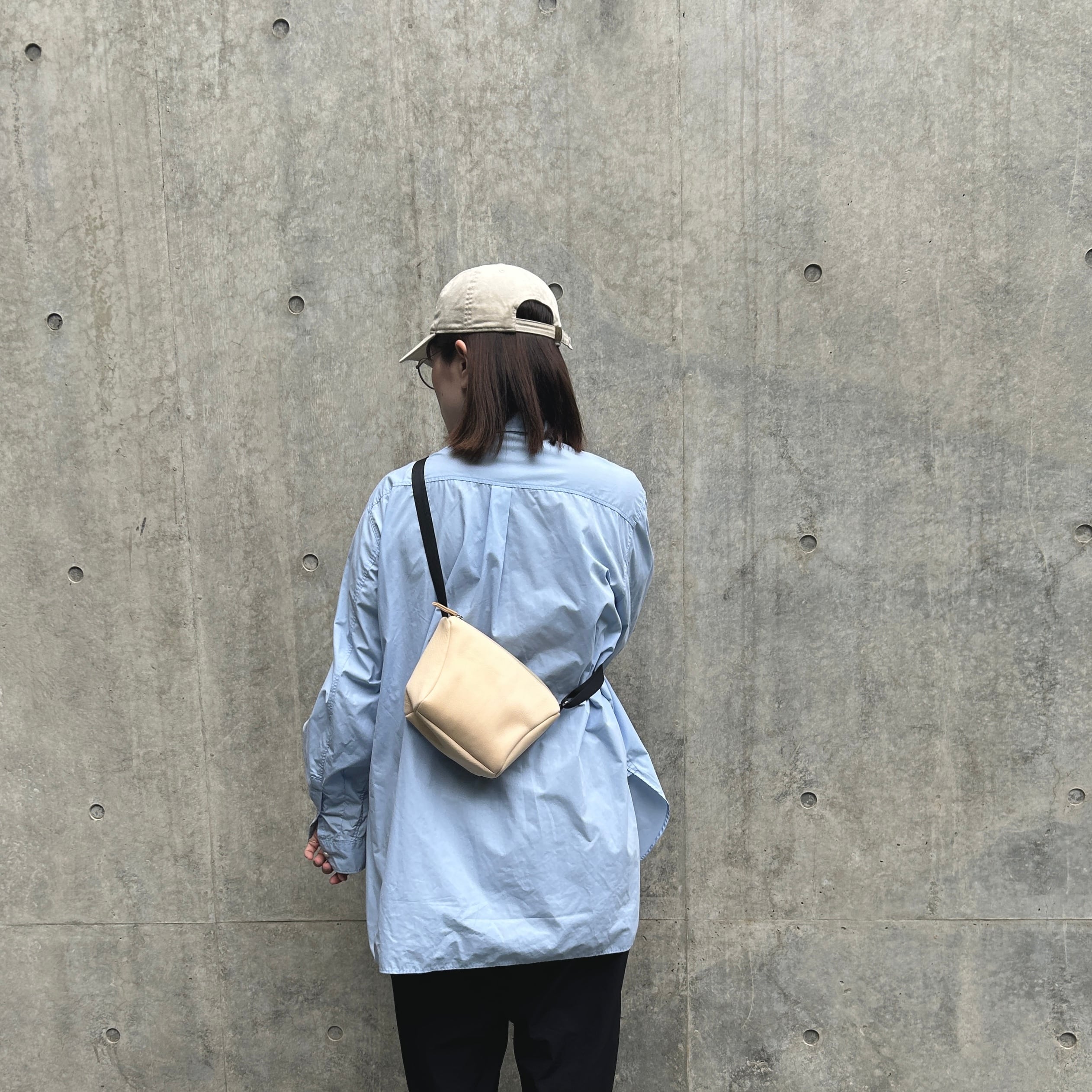 収納力がUPしました！/ ミニポシェット / サステナブルレザー（国産本