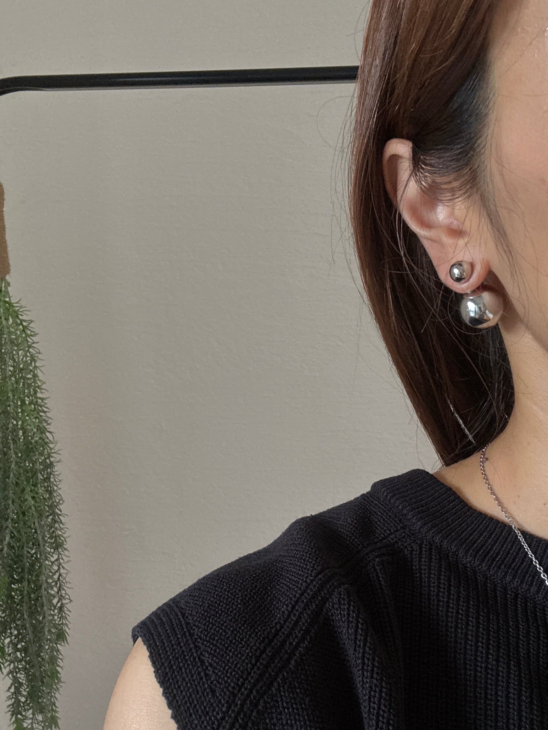 ss ラウンドボールピアス | joie