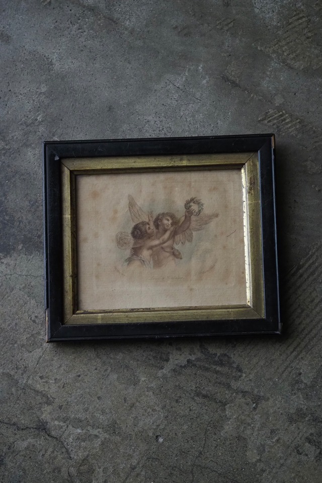 天使と妖精 額縁-antique frame
