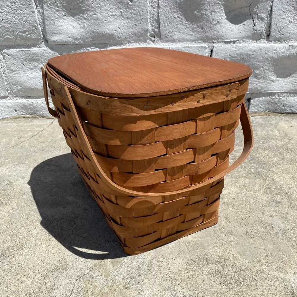 175【1960年-70年代製造】ビンテージ ピクニックバスケット | VINTAGE RUSH