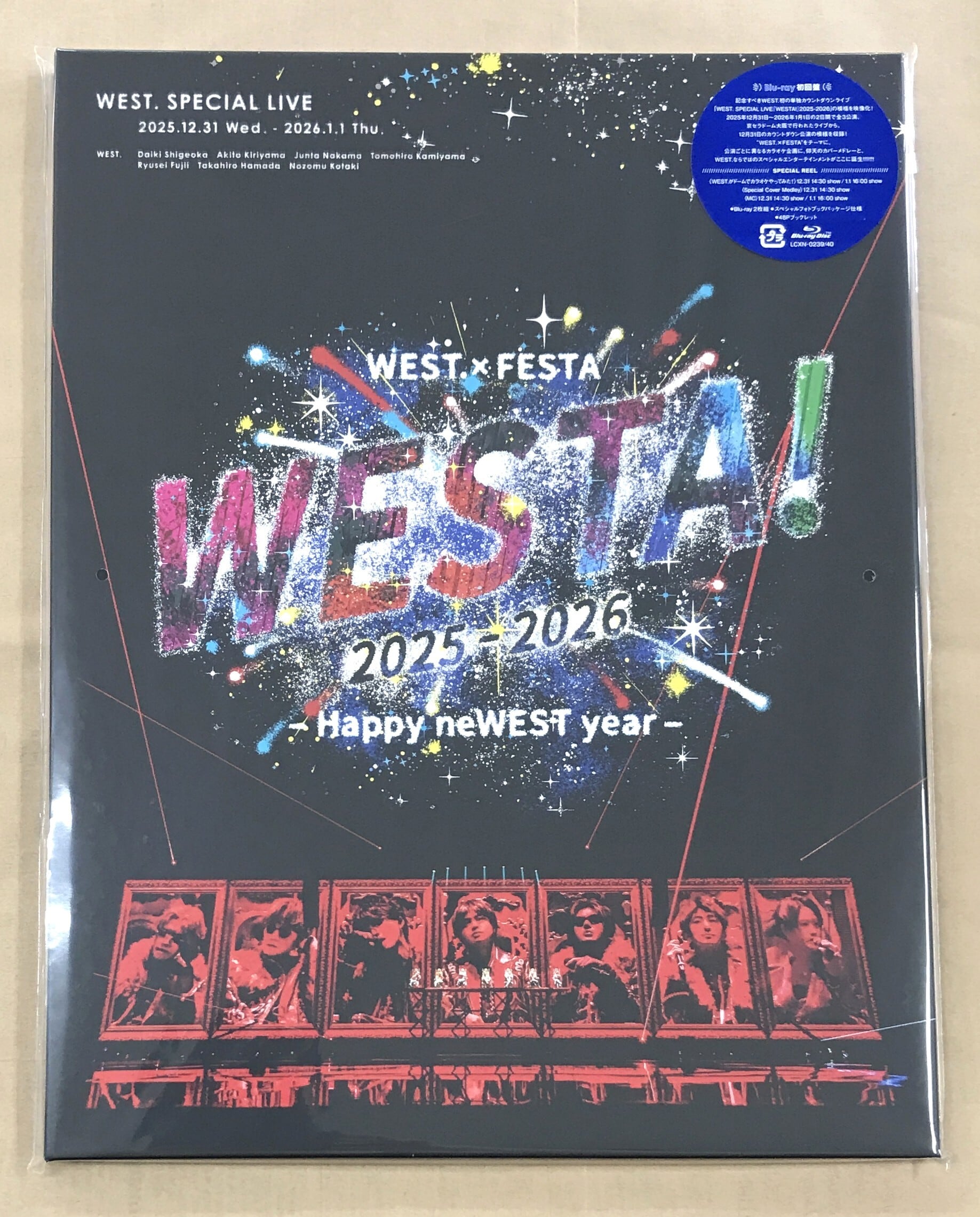 WEST. / WEST. SPECIAL LIVE 『WESTA！』 2025-2026 / 初回盤 (Blu-ray