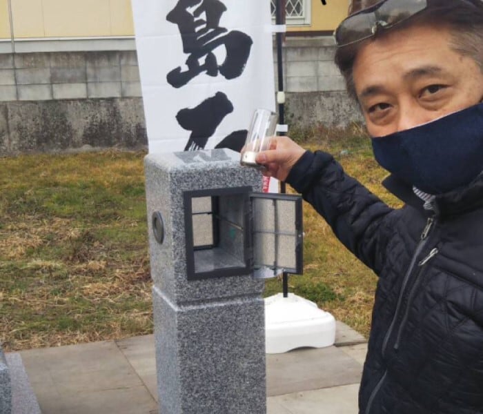 窓枠くん 4×7寸（標準ローソク立） | 石材工具道場・KAWATA