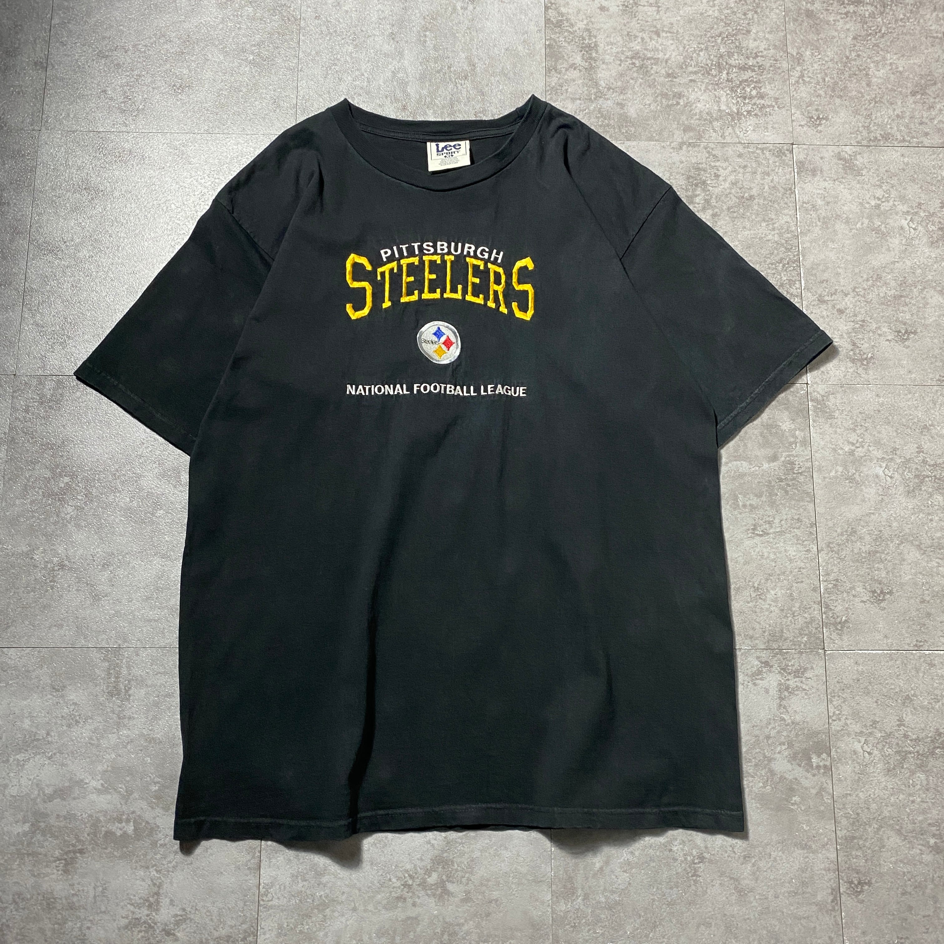 Size:XL】90's Lee Sport NFL Steelers スティーラーズ 刺繍ロゴ