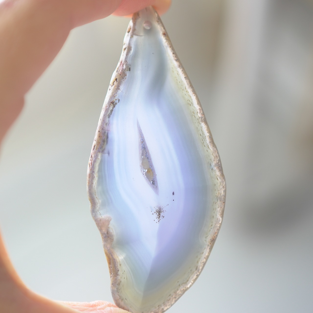 Blue Planet 05 - アゲートヒーリングチャイム / Agate Sun Catcher Wind Chime 582