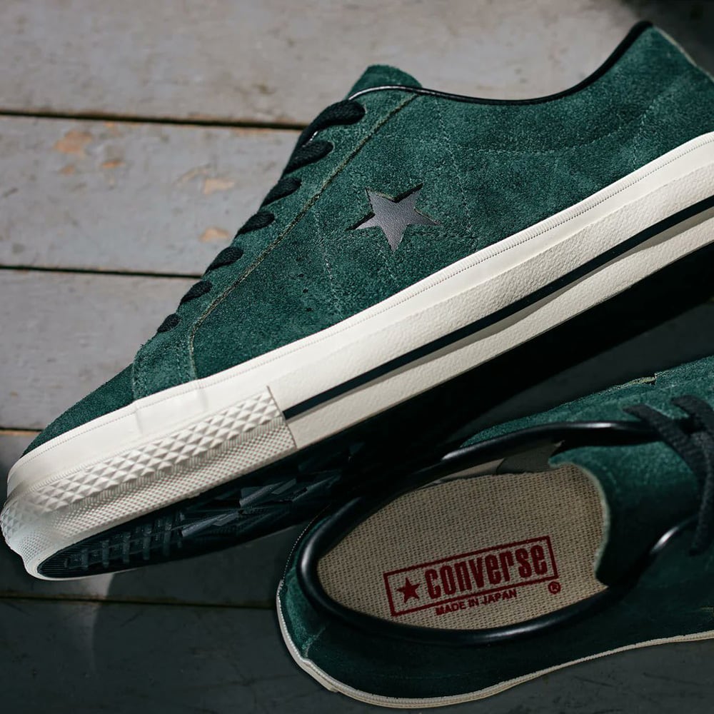 CONVERSE コンバース グリーン/ブラック ONE STAR J SUEDE 2023SS ワン