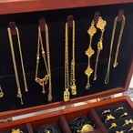 木のジュエリーボックス ジュエリーボックス ６層 大型アクセサリーボックス アクセサリー収納 ブレスレット リング ピアス ネックレス イヤリング 木製 卓上収納 北欧 木製家具