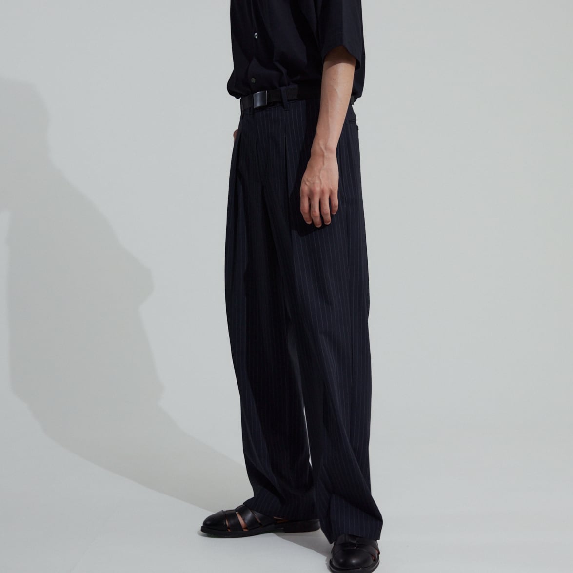 WOMEN'S】TROPICAL T/W TUCK PANTS - LONG / トロピカルT/Wタック