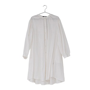 バックピンタックデザインチュニック"OFF WHITE"/VENT BLANK/ブラウス/シャツ/ホワイト/ピンタック