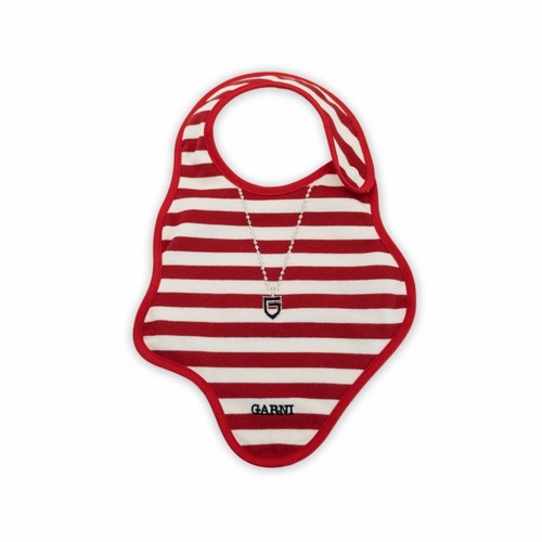 Baby G Bib Border - RED