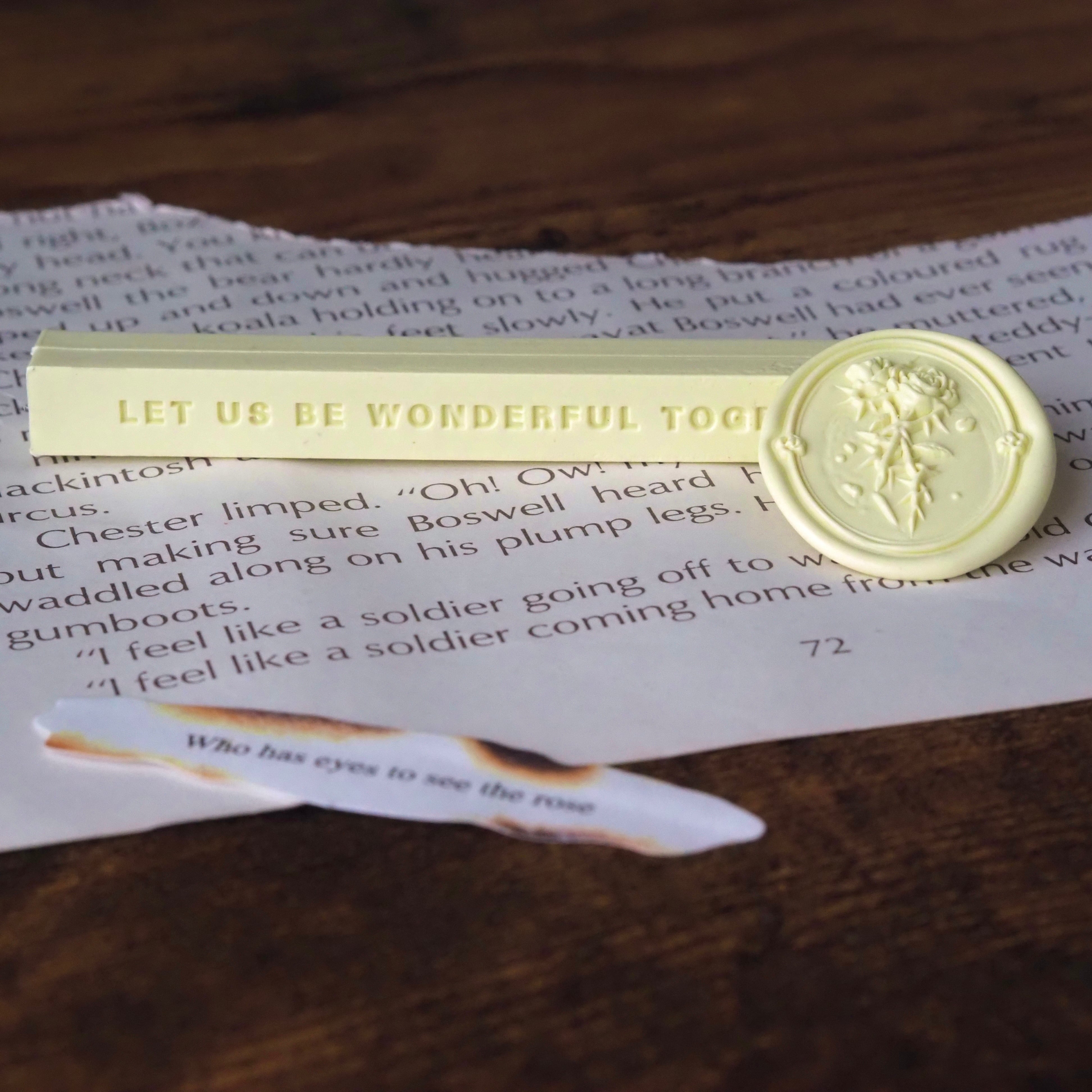 19 レモンイエロー・マットシーリングワックススティック