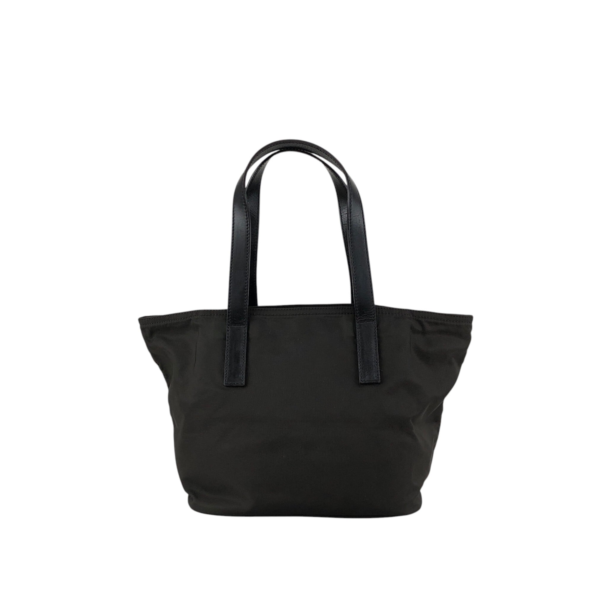 PRADA プラダ ナイロン ハンドバッグ ブラック SV金具 ヴィンテージ 三角ロゴ金具ナイロンミニハンドバッグ ブラック ヴィンテージ|プラダ