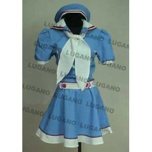 DK1163 ★ ディズニー ♪ ミニー 風 ブルー   コスプレ衣装   完全オーダメイドも対応可能 K1163 ディズニー ♪ ミニー 風 ブルー コスプレ衣装 cosplay