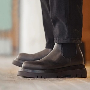 Black Side Gore Boots / ブラック サイド ゴア ブーツ