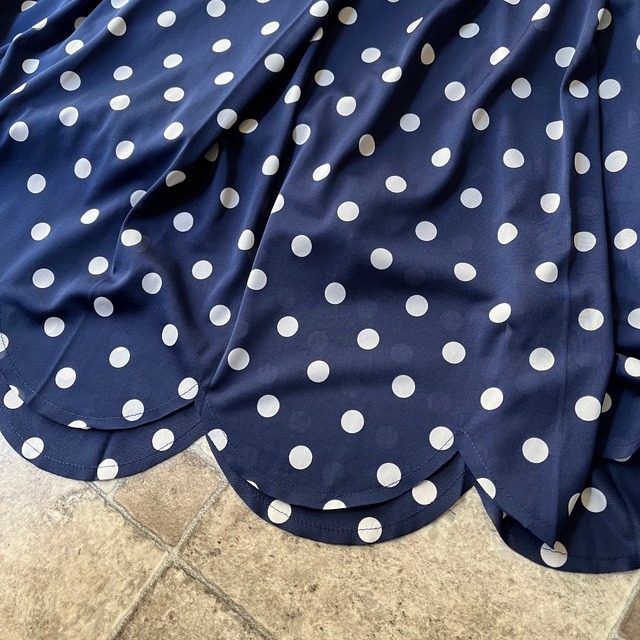robe de chambre ローブドシャンブル コムデギャルソン ネイビードット 