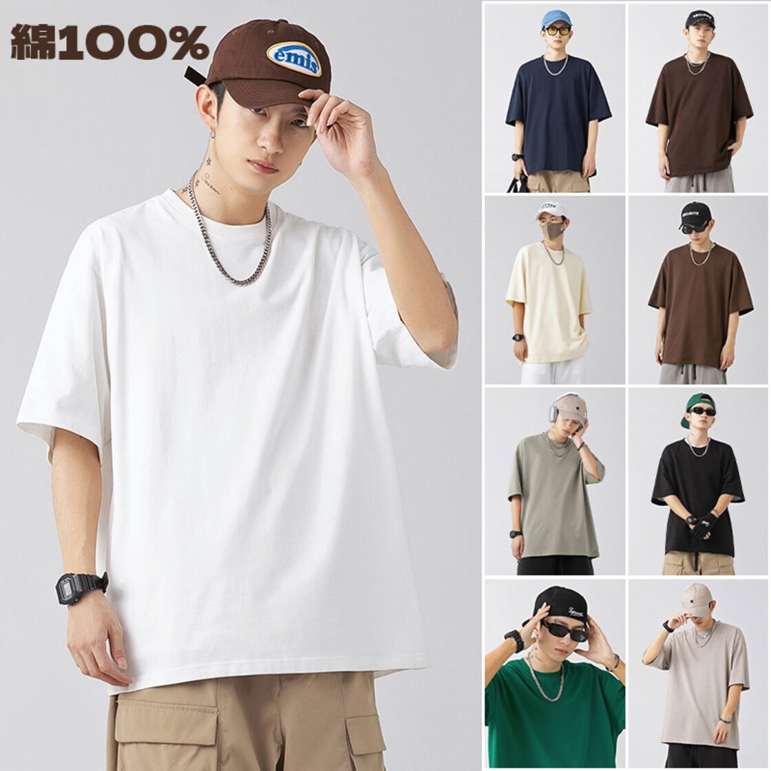tシャツ メンズ tシャツ 半袖 レイヤード風 韓国 ビッグtシャツ T 