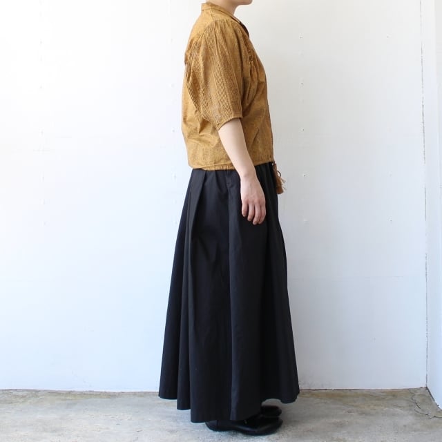 IKITSUKE アンティークレースシャツ5/S Antique lace puff sleeve
