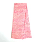 リバーシブル半巾帯 ［juicy pinkと妖精の粉］花火柄