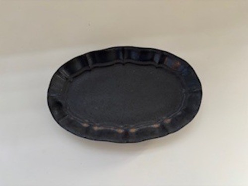 加藤あゐ　ドレープ菓子皿