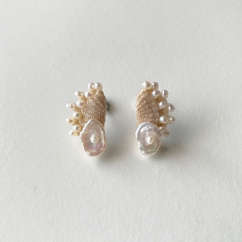 tsurara pierce･earring    cream