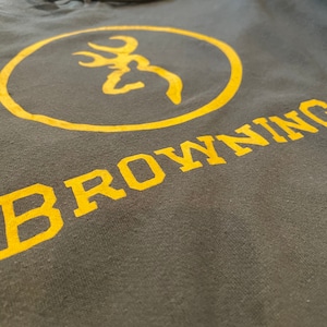 【BROWNING】企業系 ロゴ プリント スウェットパーカー オーバーサイズ XL ブローニング US古着