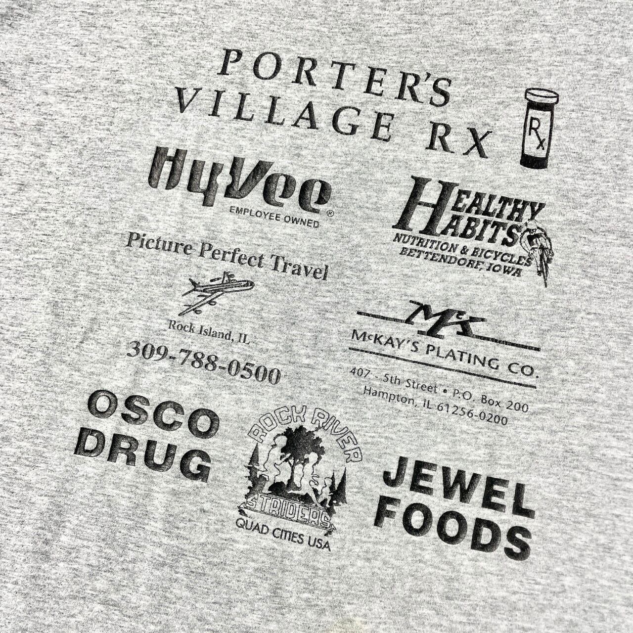 00年代 JUNE BUG JOG アート イベント プリントTシャツ メンズXL 古着 00s ビンテージ ヴィンテージ 虫 霜降り グレー