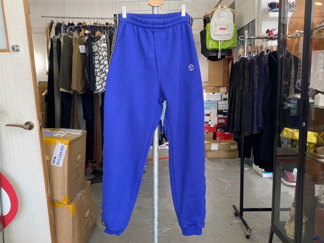 VETEMENTS SIDE TAPE TRACK SWEAT PANT ROYAL SMALL