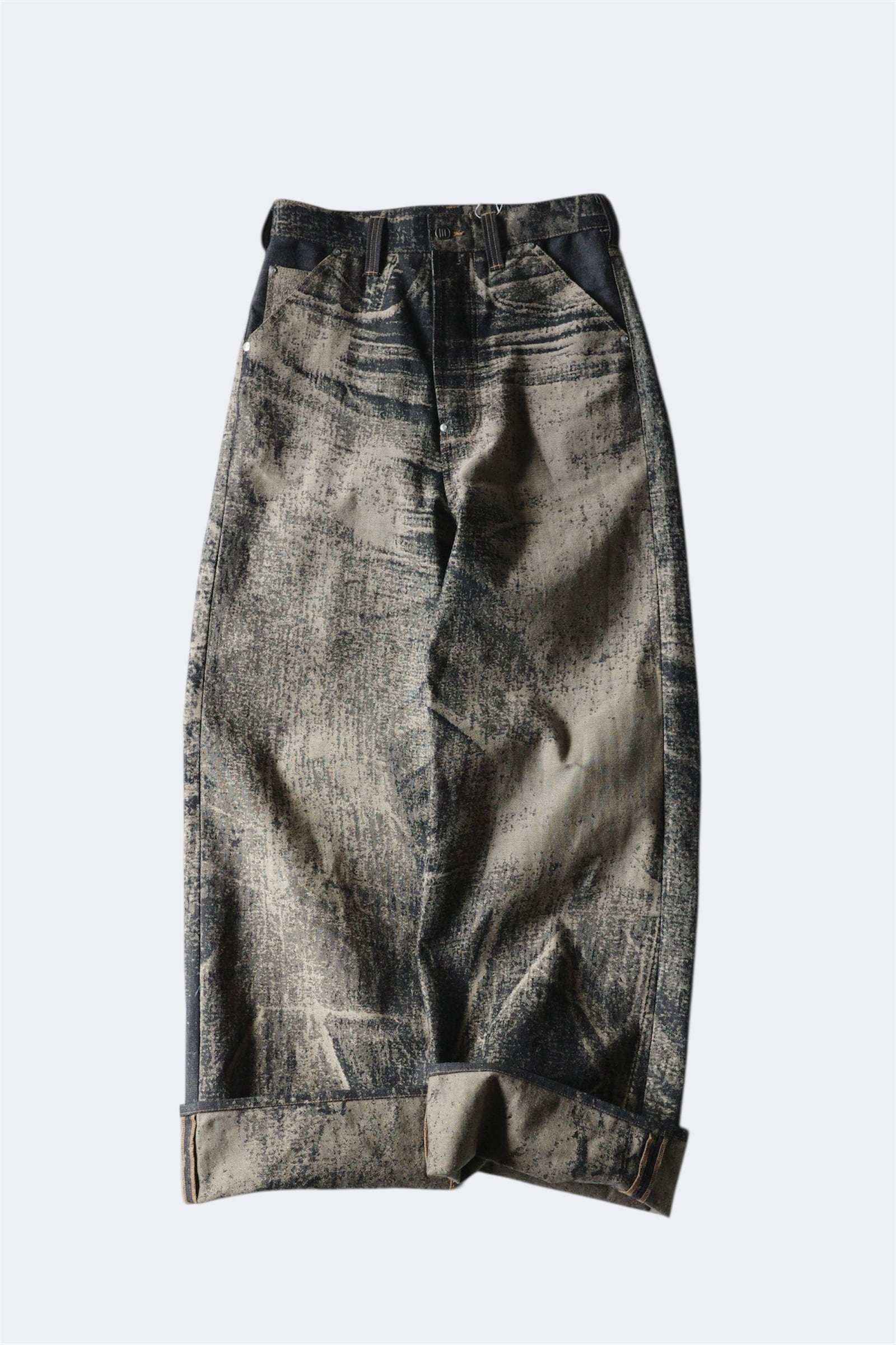 daisuke tanabe【x-ray jacuard denim trouser -black-】 | lloomm