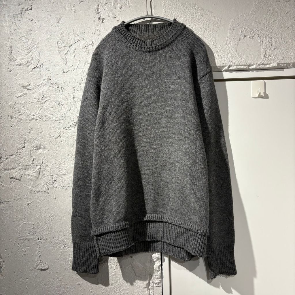 Maison Margiela メゾンマルジェラ 22AW 5G Elbow patch knit エルボー