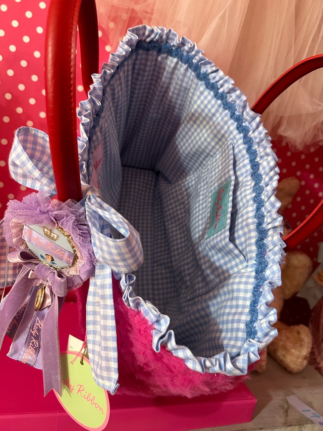 モフモフBag　ロゼット付　（240919）