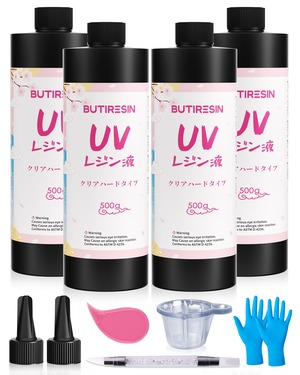 【人気】UVレジン液 2000g レジン液 大容量 高い透明 急速硬化 詰替用 クリアハードタイプ 幅広い用途 DIY | 黄変しにくく気泡が入りにくい初心者向けDIYレジンアートやアクセサリー制作におすすめ
