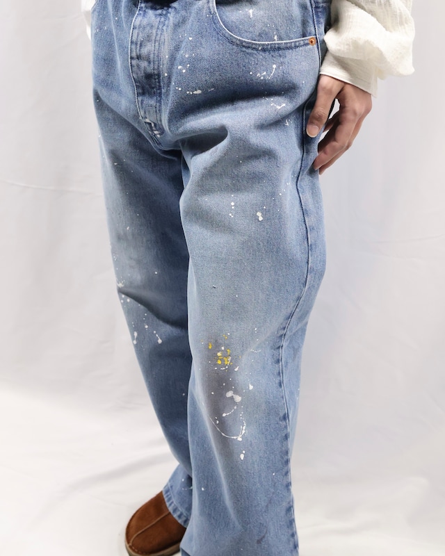 【26ss/ROLDSKOV】painted bootcut denim