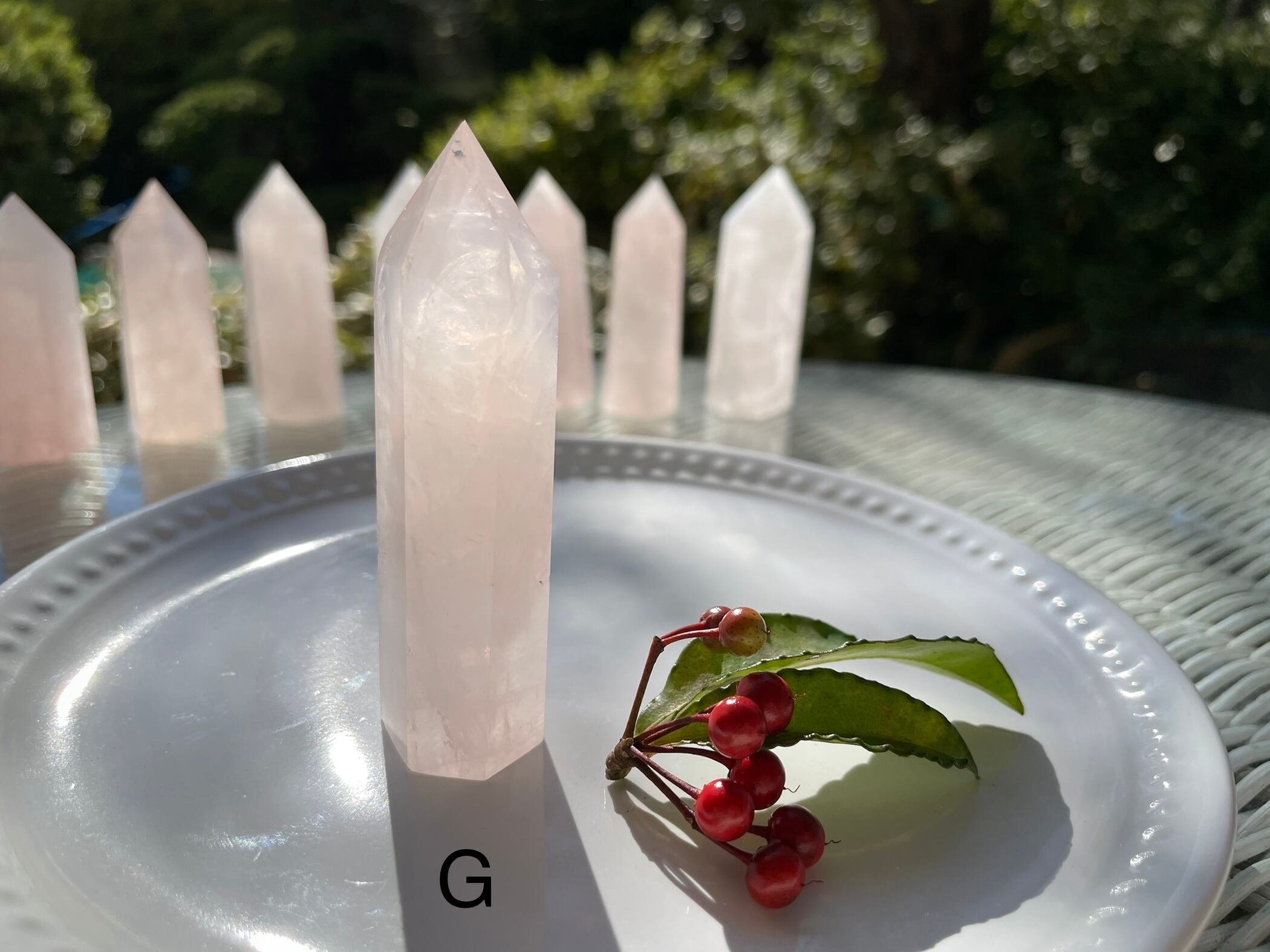 Rose quartz pencil / ローズクォーツペンシル