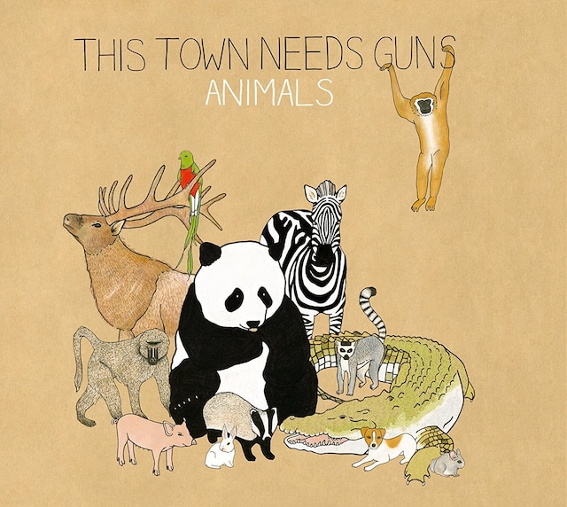 【USED】This Town Needs Guns「Animals」※Reissue Clear Vinyl