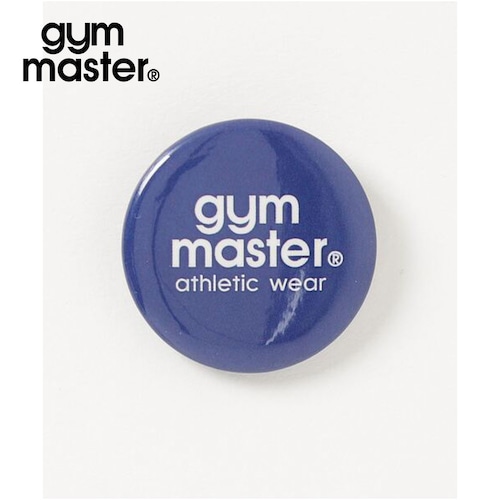 gym master ジムマスター 缶バッジ 32mm SMALL 日本製 ピンバッジ アクセサリー カスタマイズ G699690 ブルー