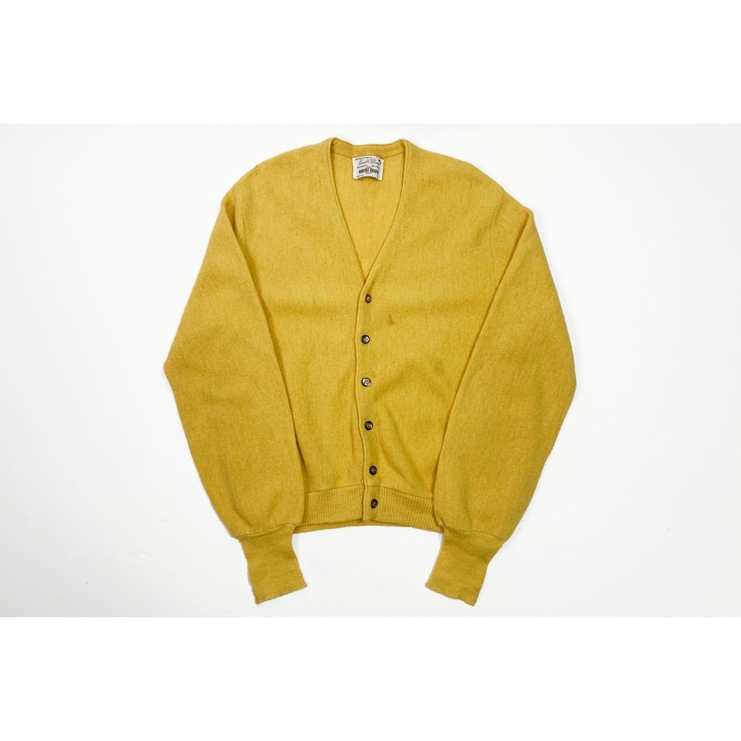 1960's ~ Arnold Palmer×Robert Bruce Alpaca Wool Cardigan / Size:L