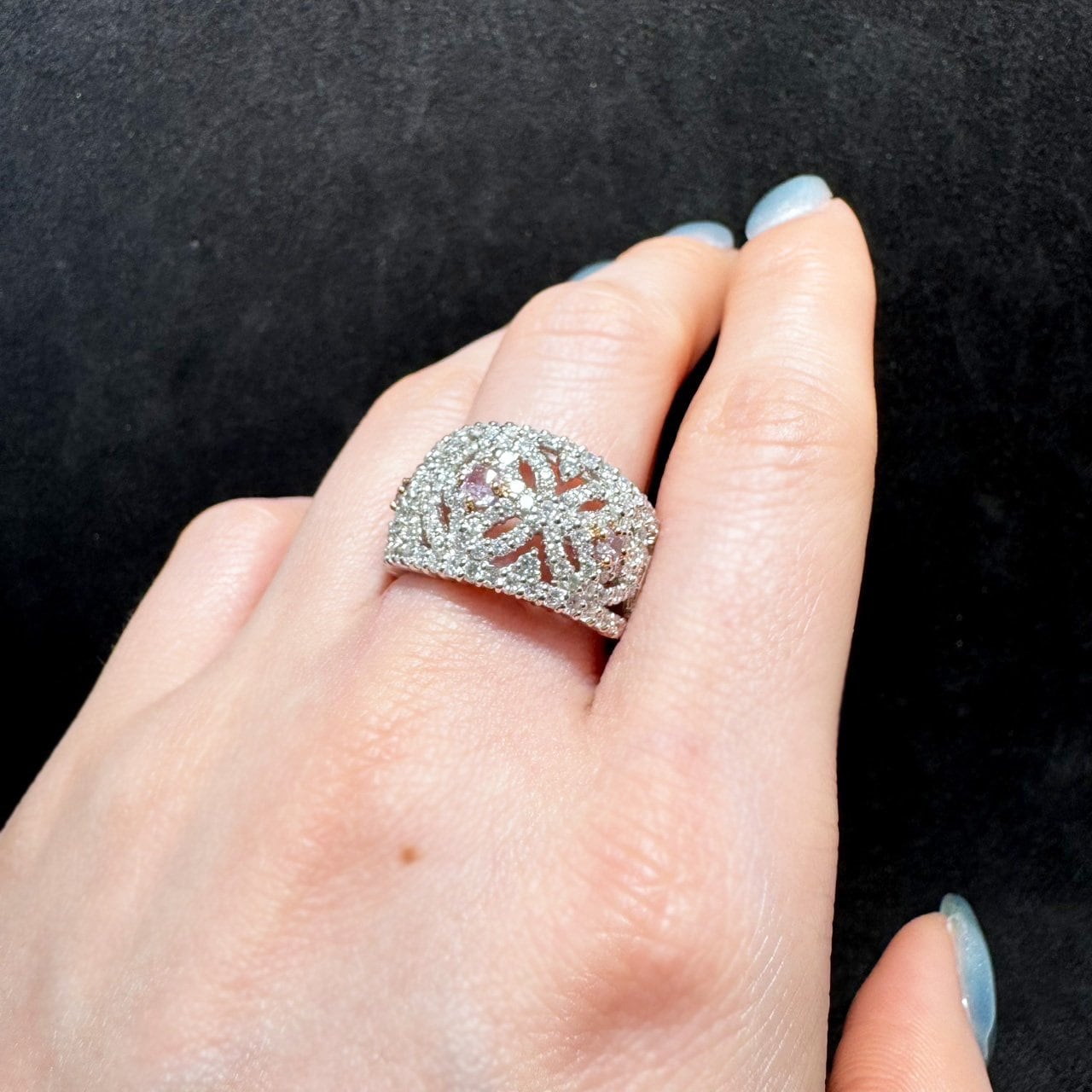 Pt900 0.207ct ピンクダイヤモンド リング | カオキ | 日本最大級の品