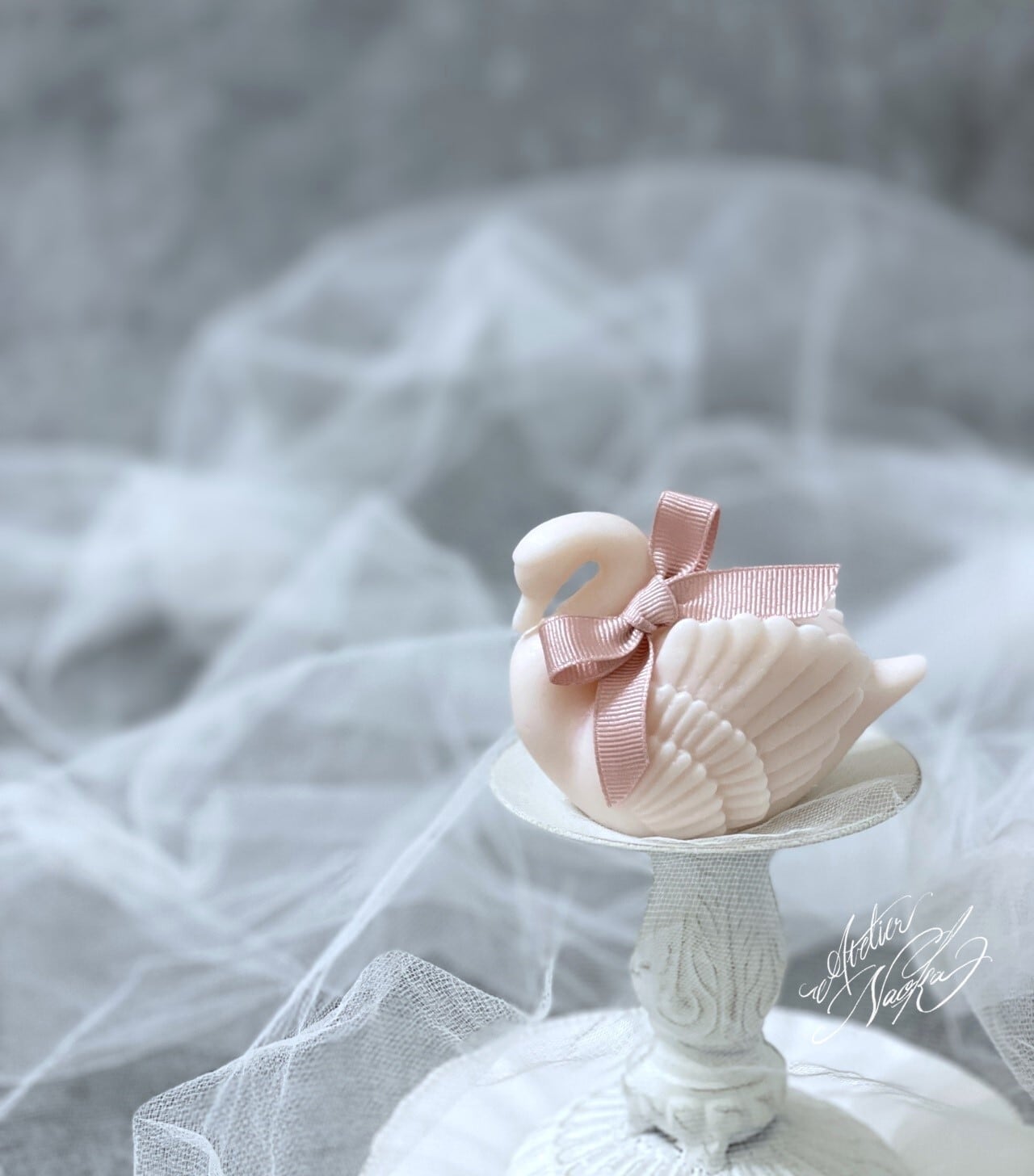 立体スワン(b) シリコンモールド | シリコンモールド・クレイクラフト