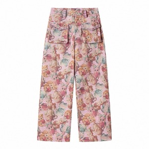[tntntutu] pink vintage animal pants