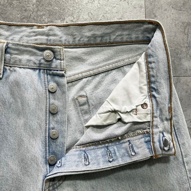 W30 L32】90's US.Levis 501 リーバイス エルパソ工場(520) ボタン裏