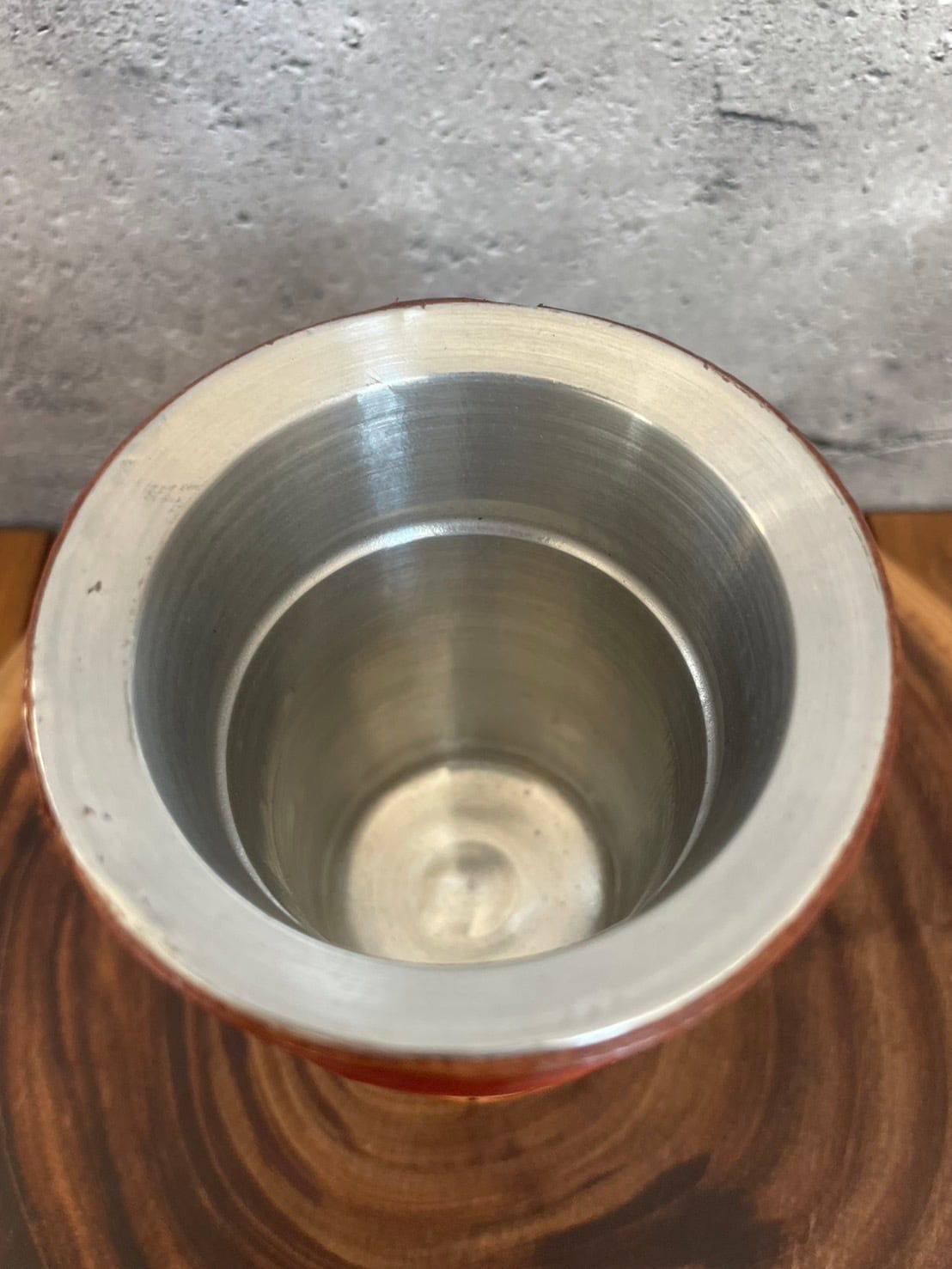 ハイクオリティな革と金属の装飾的なマテ壺 ラパーチョの木 | マテ壺専門店 PARA MATE