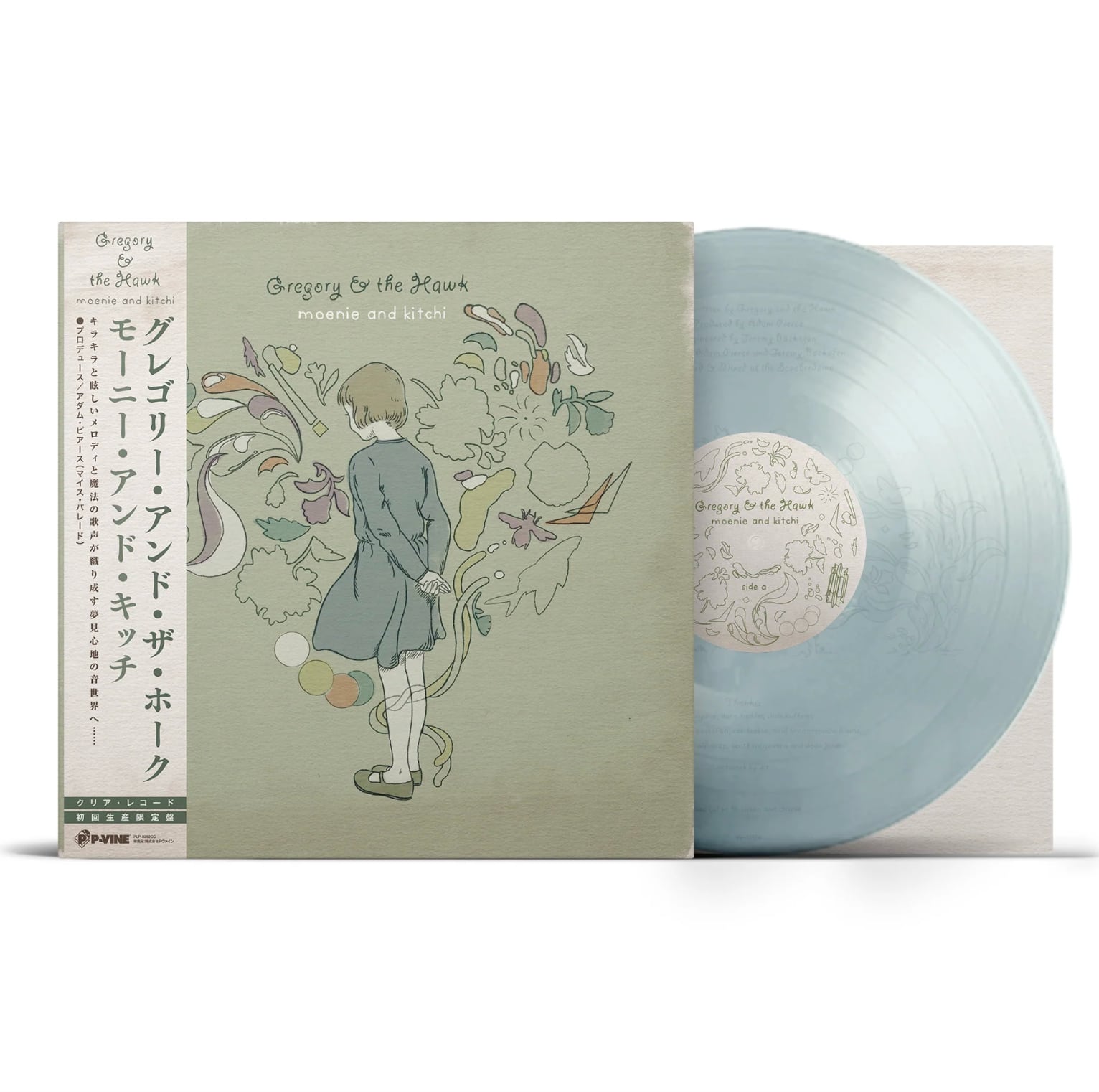 【予約商品 / 10.7 Release】Gregory and the Hawk / Moenie and Kitchi(Ltd Clear LP w Japanese Obi)