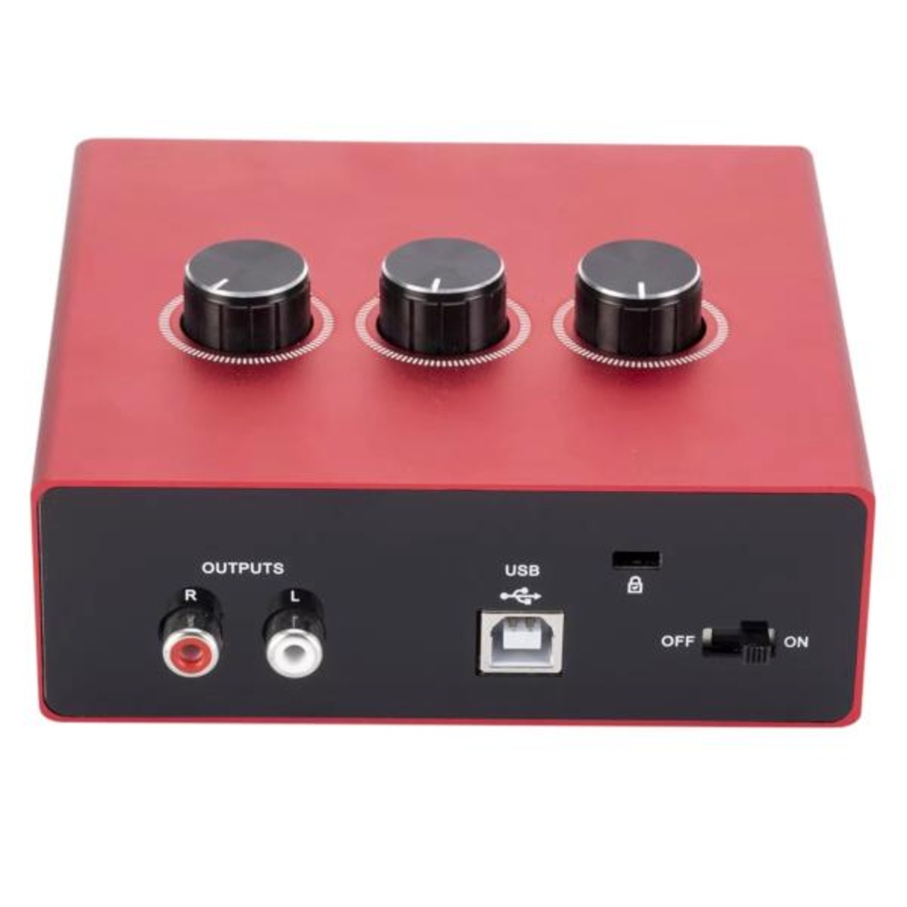 Formosa Japan USB オーディオ インターフェイス 1x XLR/TRS 1x 1/4" 2X RCA IF-SCS-RD