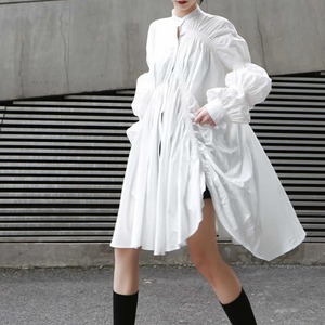 Irregular Ruffles Shift Dress