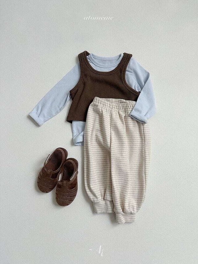 予約⌇atomeme / Bunny stripe pants