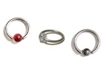 ビーズリング 5 (ピアス)・Captive bead ring 5(ear piercing)
