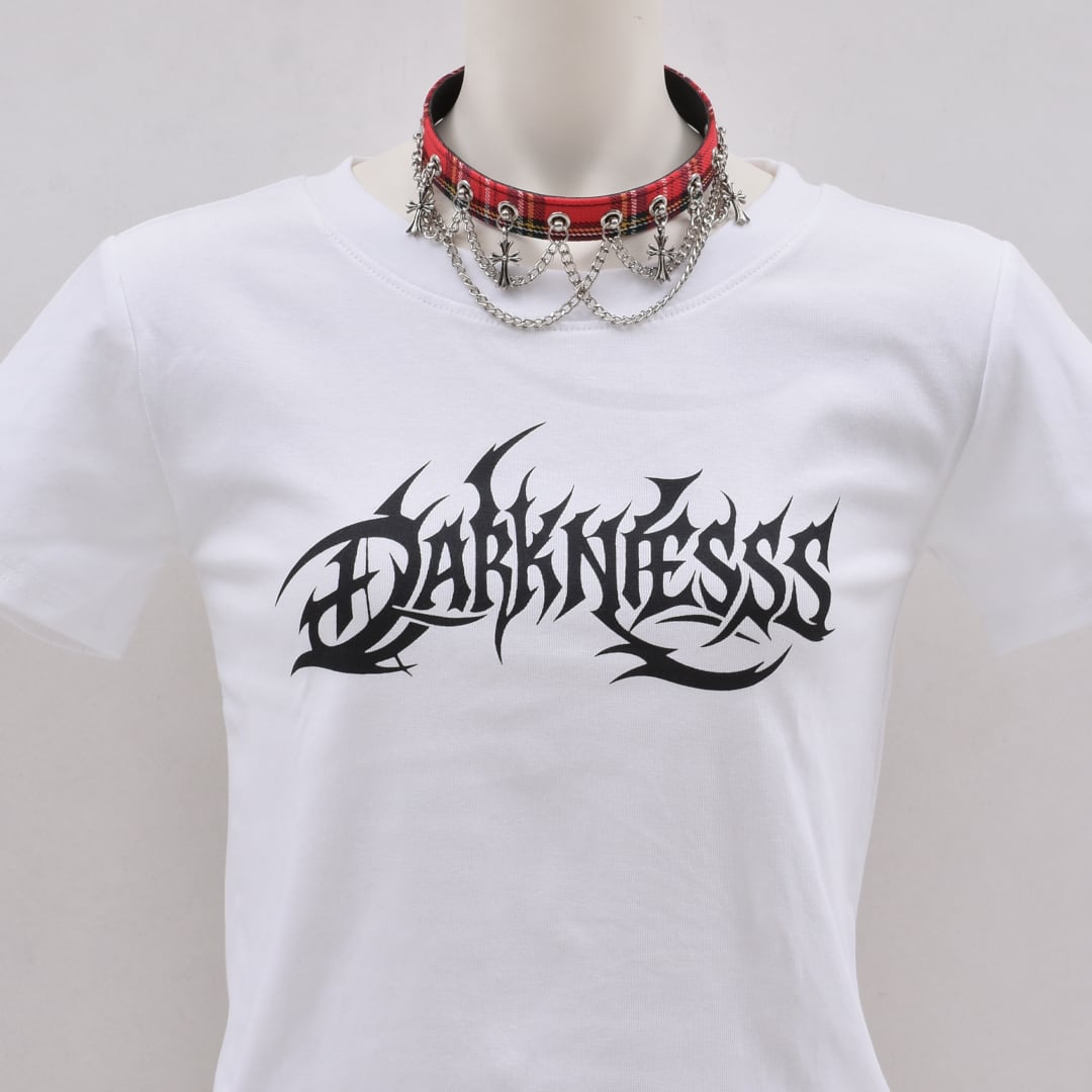 専用ページ　コンチョ Tシャツ　ホワイトL  ロングバンダナネックレス  赤　黒 赤チェック☆4クロスチェーンチョーカー | VOLCAN&APHRODITE 公式通販